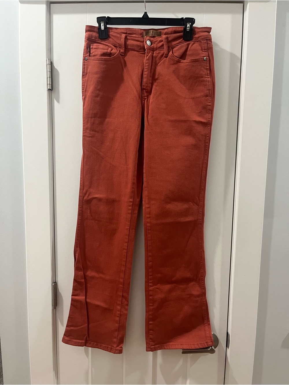 Judy Blue Garment Dyed Women's Rust Colored Bootcut Jeans Size 9 29 Like New